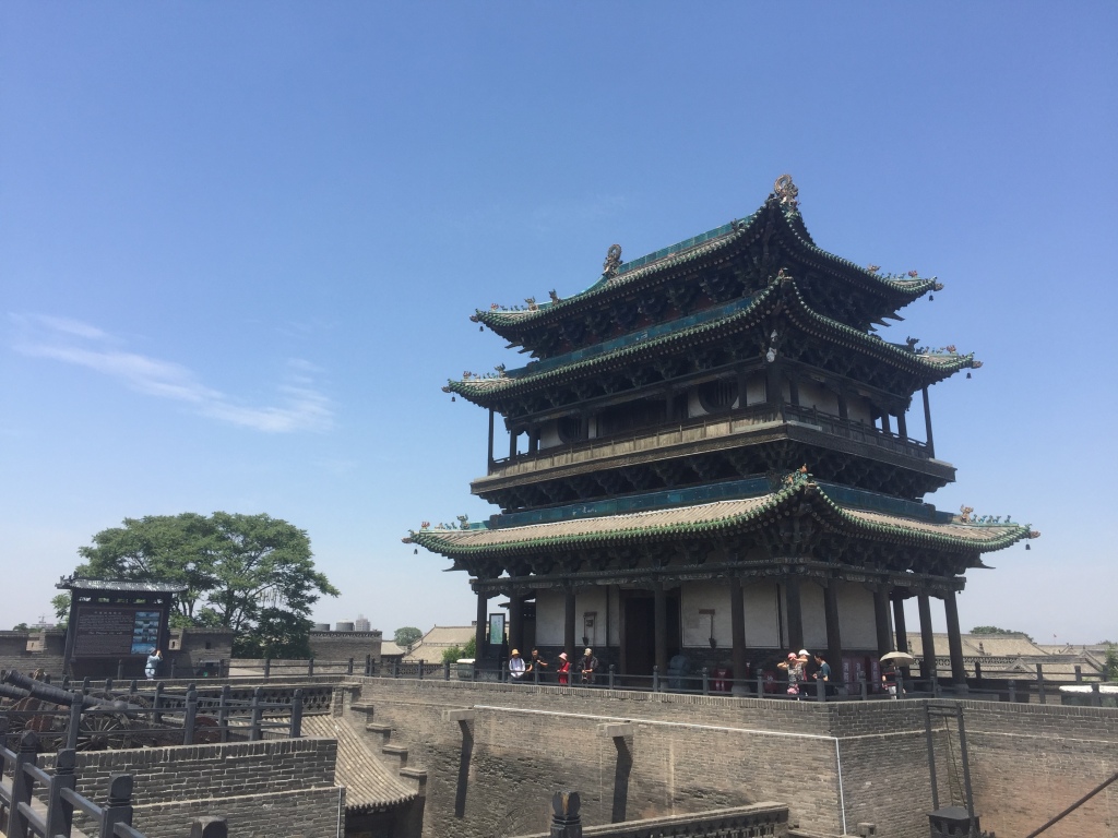 gate tower on the wall of Taiyuan tours