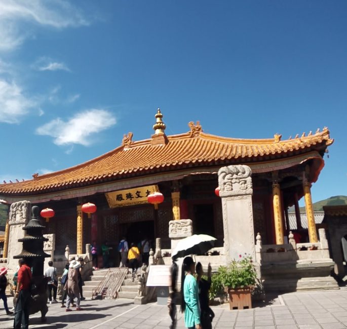 golden roof temple at wutaishan of Shanxi tour