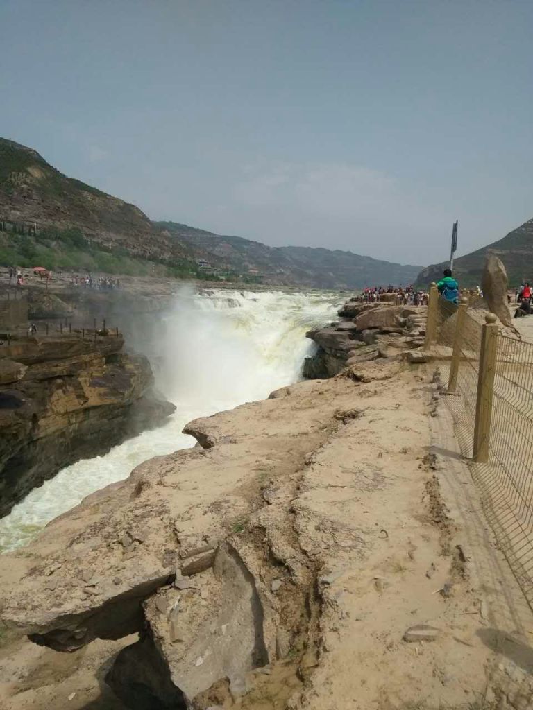 big river named hukou waterfall